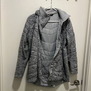 The North Face Women's Heather Gray Puffer Jacket